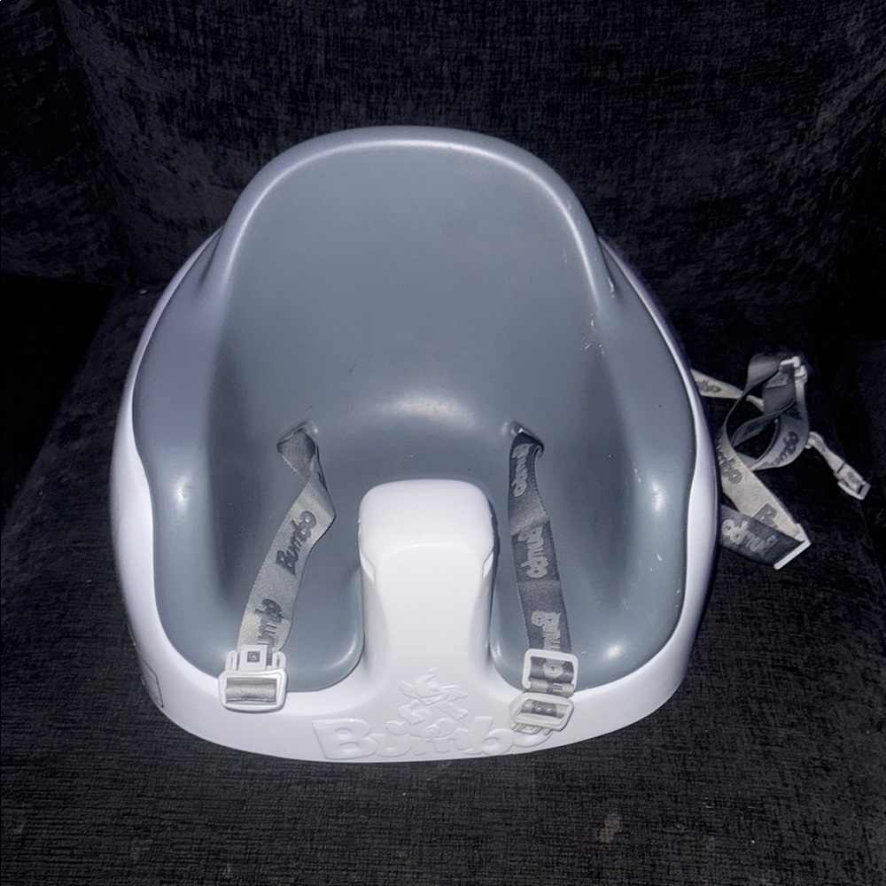 Gray and White Baby Seat